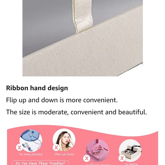 BNIB Portable Jewelry organizer for travel - Picture 3 of 16